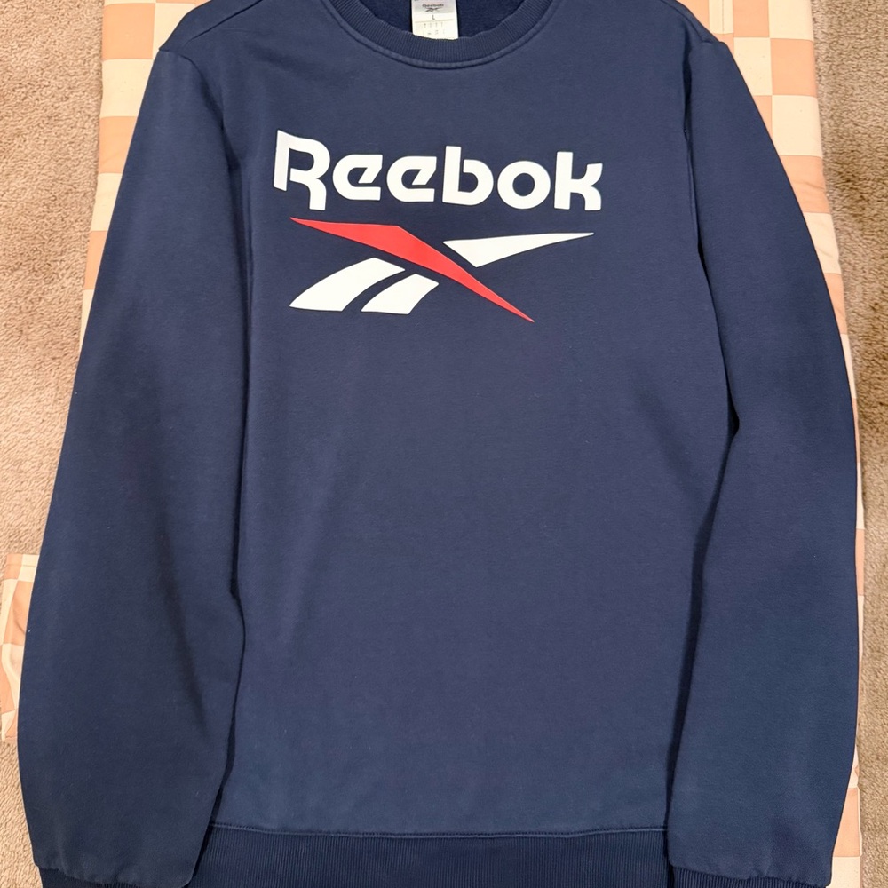 Reebok Men's Classic Navy Crewneck Sweater